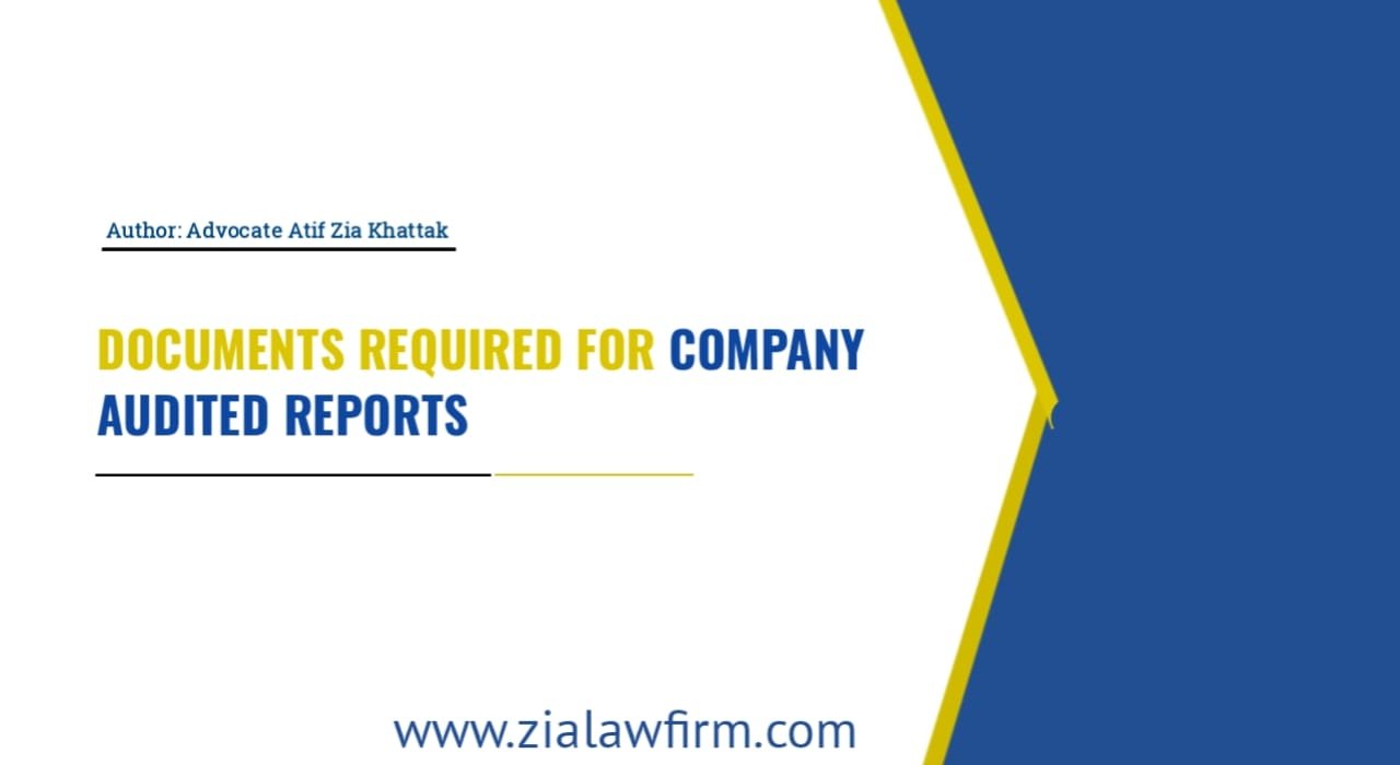 Documents Required for Company Audit in Pakistan - Complete Checklist for Chartered Accountant Audit